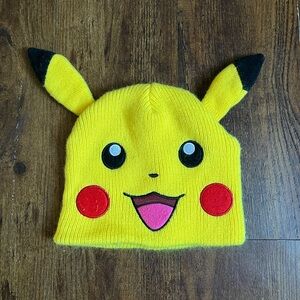 Pokemon Pikachu Yellow Knit Hat